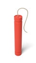 3d rendering of a dynamite stick on a white background.