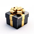 3d Rendering element of gift, AI Generative