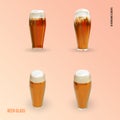 3D rendering elements of Beer Mug