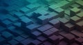 A 3D rendering featuring an array of uniformly sized cubes arranged in a staggered Royalty Free Stock Photo