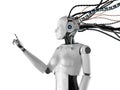 Female cyborg or robot Royalty Free Stock Photo