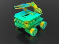 3D rendering - finite element of a gripper robot