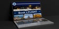 3d rendering flight online reservation