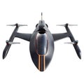3D Rendering of a Flying Drone on Transparent Background - Ai Generated Royalty Free Stock Photo
