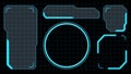 3D rendering of a futuristic hud