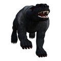 3D Rendering Gargoyle Hound on White Royalty Free Stock Photo