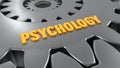 Gear and psychology word