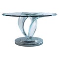3D Rendering of a Glass Table on Transparent Background - Ai Generated Royalty Free Stock Photo