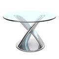 3D Rendering of a Glass Table on Transparent Background - Ai Generated Royalty Free Stock Photo