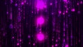 3d rendering of glittering rain. Computer generated beautiful background from particles with trails