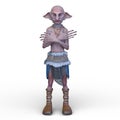 3D rendering of goblin character