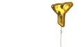 gold balloon symbol of filter on white background Royalty Free Stock Photo