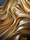 3d rendering of a gold fabric background Royalty Free Stock Photo
