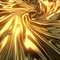 3d rendering of gold luxurious cloth material. Decorative elegant luxury design