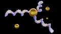 gold nanoparticles (AuNPs) conjugate RNA helix strand