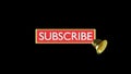 3D Rendering Golden Realistic Bell 3D illustration Subscribe button