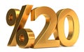 %20 3d rendering golden symbol