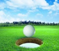 3D rendering, golf ball,