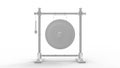 3D rendering of a gong isolated music asian sound meditation instrument