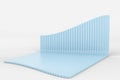 3d rendering, graph chart background, business graph