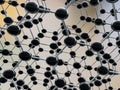 Graphene molecular structure Royalty Free Stock Photo