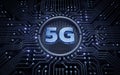 5G - 5th Generation Wireless Systems Royalty Free Stock Photo