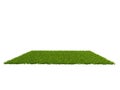 3d rendering of a grass patch for architectural use
