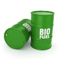 3D rendering barrels of biofuels