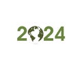 2024 new year environmental concept