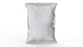 3D rendering - High resolution image of Snack pillow bag, Isolated on a white background high quality details