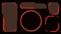 3D rendering of a high tech hud