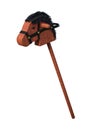 3D Rendering Hobby Horse on White