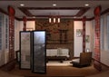 3D Rendering Home Interior Japanese Style
