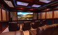 3D Rendering Home Theater