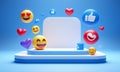 3D Rendering Icon Element Isolated Royalty Free Stock Photo