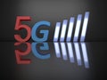 Upcoming 5g mobile technology Royalty Free Stock Photo