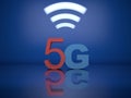 Upcoming 5g mobile technology Royalty Free Stock Photo