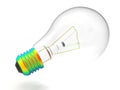 3D rendering - incandescent light bulb