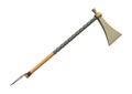 3D Rendering Indian Tomahawk on White Royalty Free Stock Photo