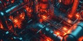 3D Rendering of Industrial Complex