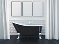 3d rendering interior of a bathroom Royalty Free Stock Photo