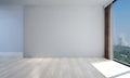 The empty living room interior design and grey wall pattern background Royalty Free Stock Photo