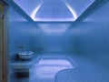 3D rendering Interior of luxury blue mosaic turkish bath hammam