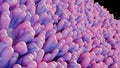 3d rendering of the intestinal epithelium cells Royalty Free Stock Photo