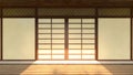 3D rendering of the Japanese houses Royalty Free Stock Photo