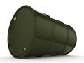 3D rendering khaki barrel