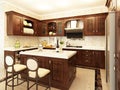 Rendering kitchen room