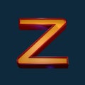 3d rendering of letter Z