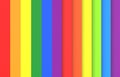 3d rendering. LGBT rainbow color bar pattern paper wall background.