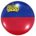 Liechtenstein national flag button